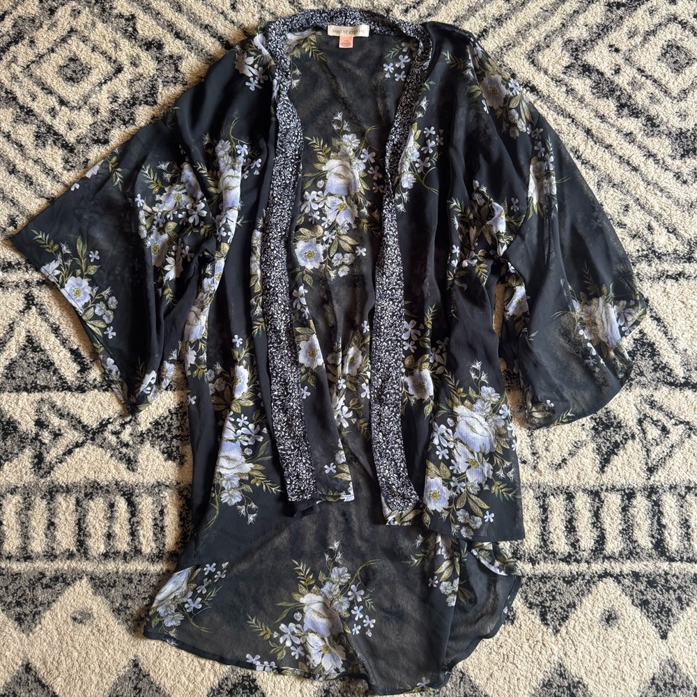 Floral cardigan